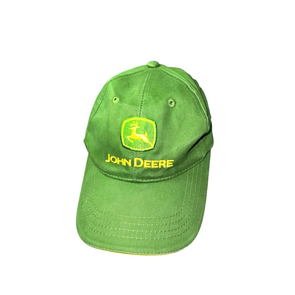 John Deere Youth Stretch Back Hat Genuine John‎ Deere Green/Yellow 5-10yr